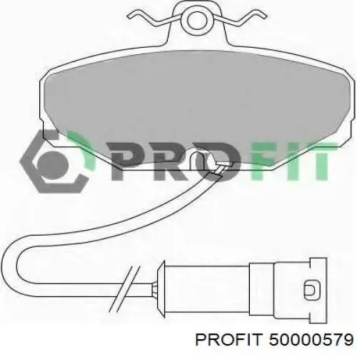Колодки Profit 50000579 цена, от 16.10 USD