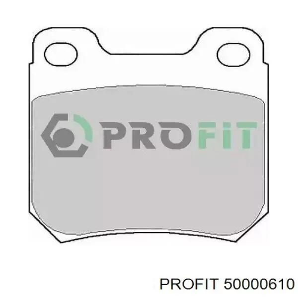 Передние тормозные колодки 50000610 Profit