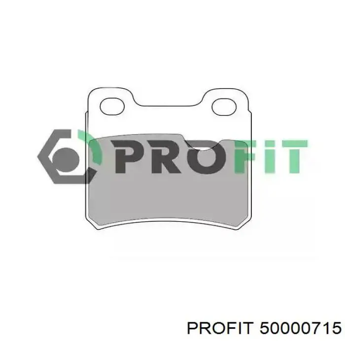 50000715 Profit Колодки передние