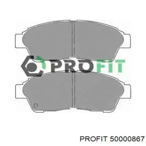 Pastillas de freno delanteras 50000867 Profit
