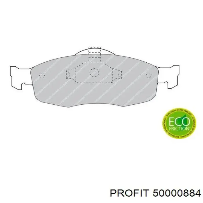 Тормозные колодки Profit 50000884