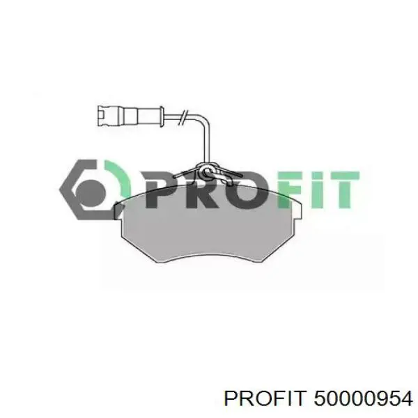 Передние тормозные колодки 50000954 Profit