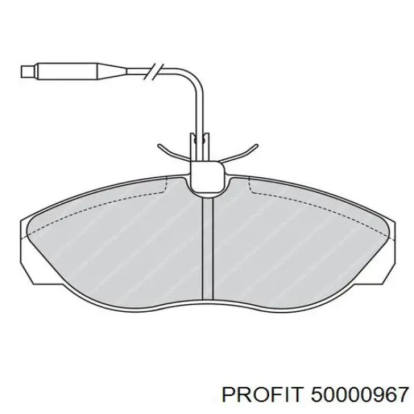 Колодки Profit 50000967 цена, от 19.06 USD