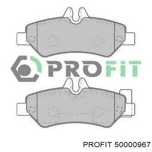 Купить 50000967 Profit Колодки тормозные
