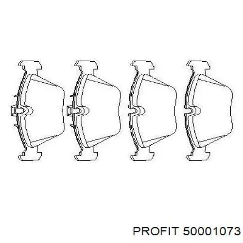 Колодки Profit 50001073 цена, от 19.82 USD
