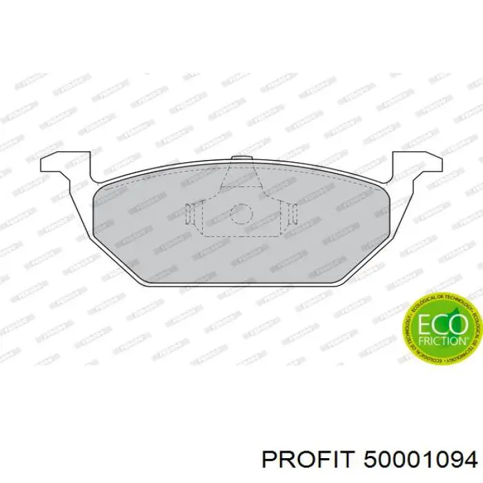 50001094 Profit Колодки передние