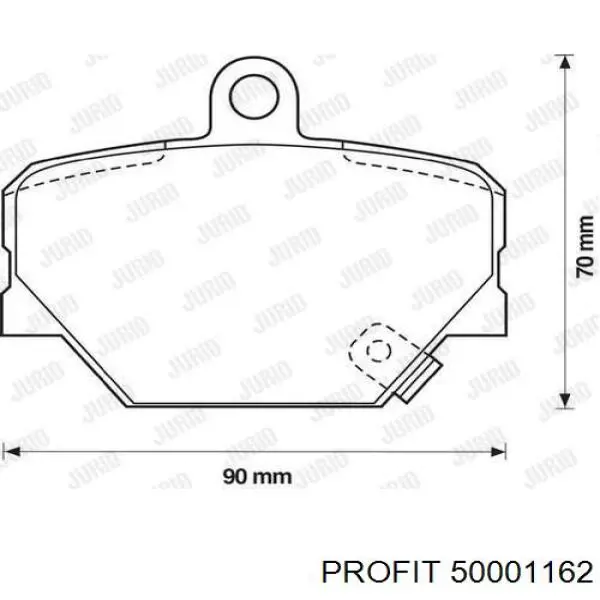 Колодки Profit 50001162 цена, от 12.33 USD