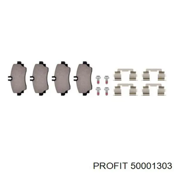 Купить 50001303 Profit Колодки тормозные