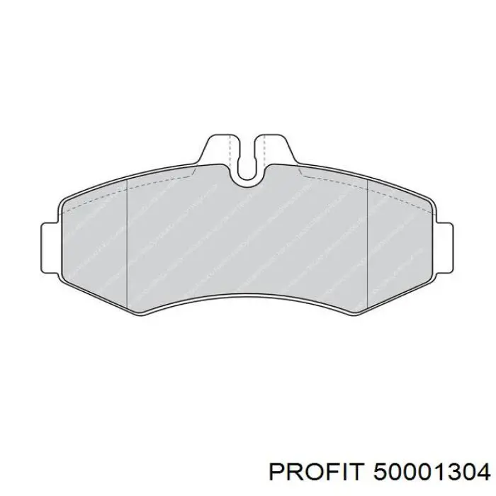 Передние тормозные колодки 50001304 Profit