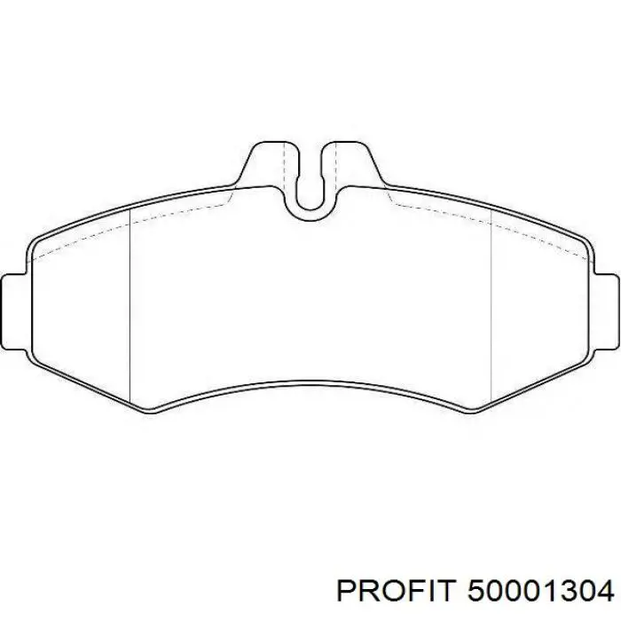 50001304 Profit Колодки передние