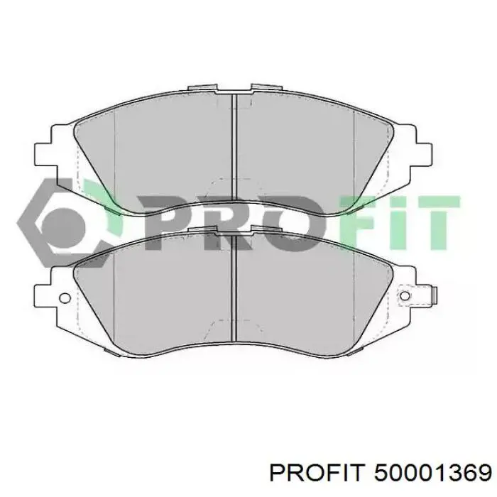 Передние тормозные колодки 50001369 Profit