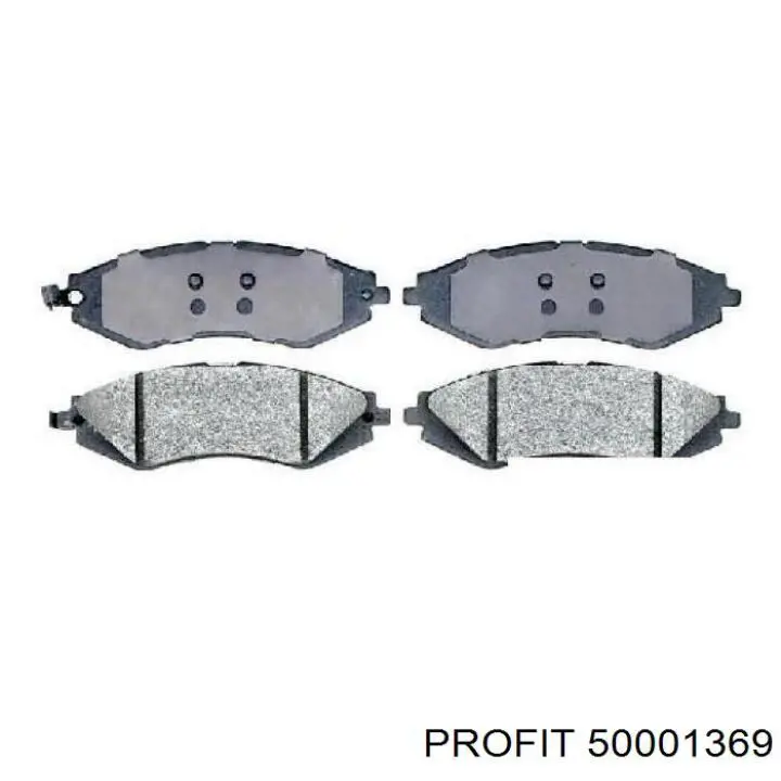 Купить 50001369 Profit Колодки тормозные
