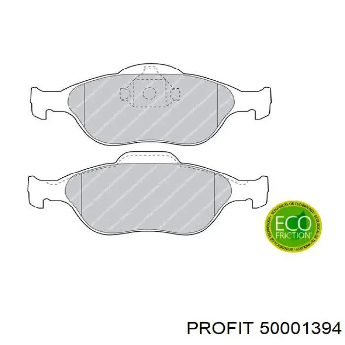 Колодки Profit 50001394 цена, от 16.89 USD