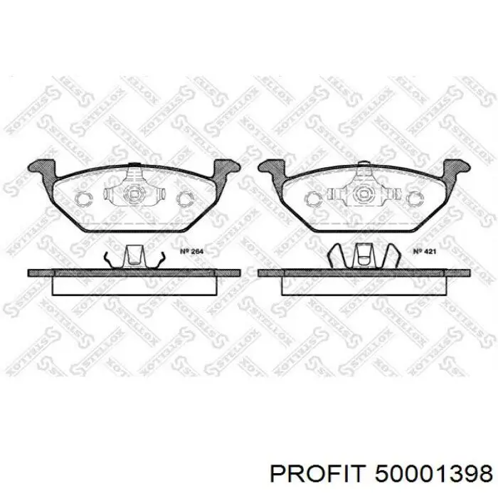 Колодки Profit 50001398 цена, от 15.71 USD