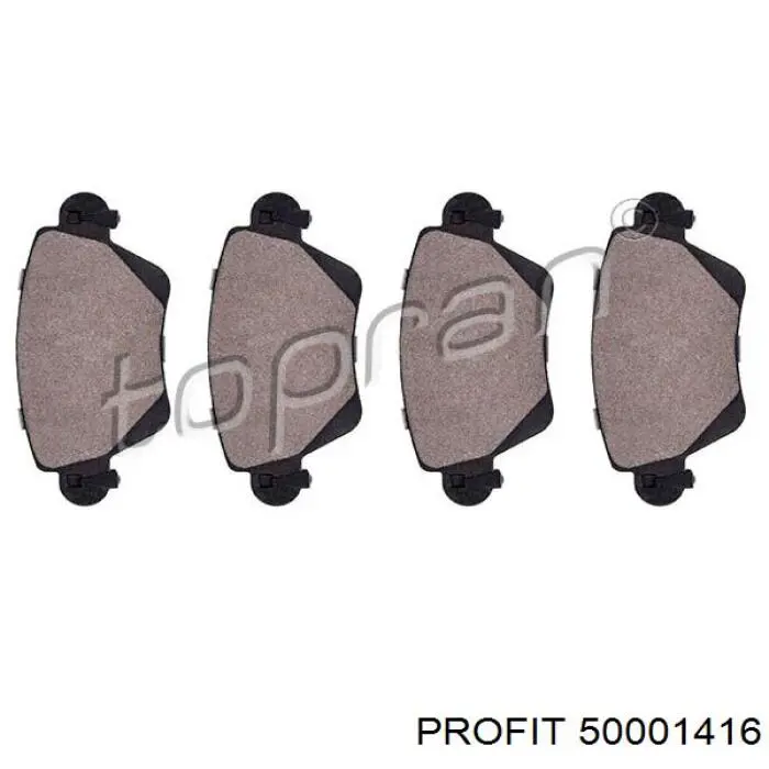 Колодки дисковые  Profit 50001416 цена, от 13.43 USD