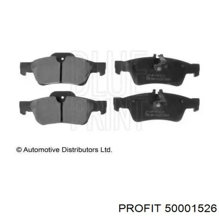 Колодки дисковые  Profit 50001526 цена, от 29.89 USD