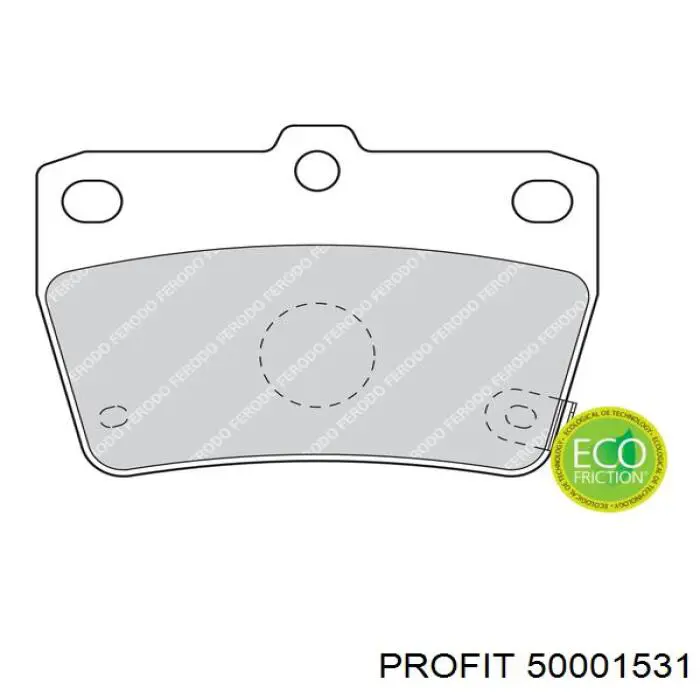 Колодки дисковые  Profit 50001531 цена, от 11.39 USD