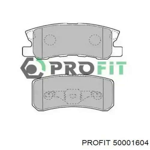 Задние тормозные колодки 50001604 Profit