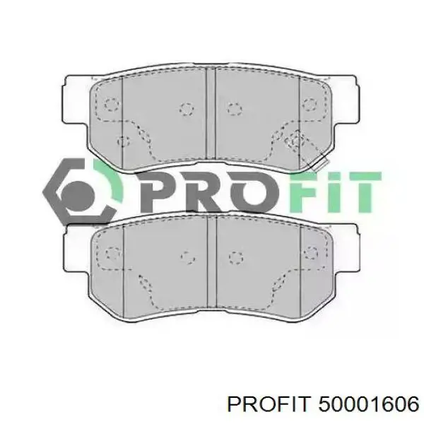 Задние тормозные колодки 50001606 Profit