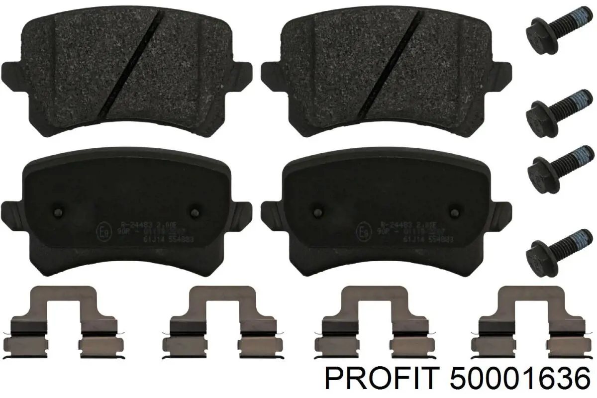 Колодки дисковые  Profit 50001636 цена, от 15.37 USD
