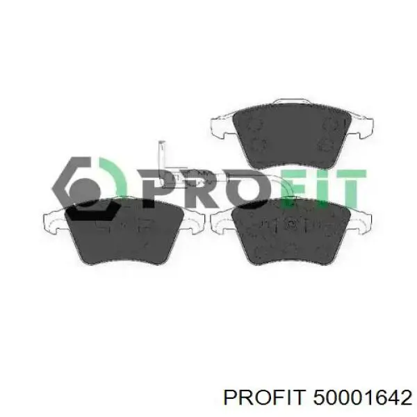 Купить 50001642 Profit Колодки тормозные