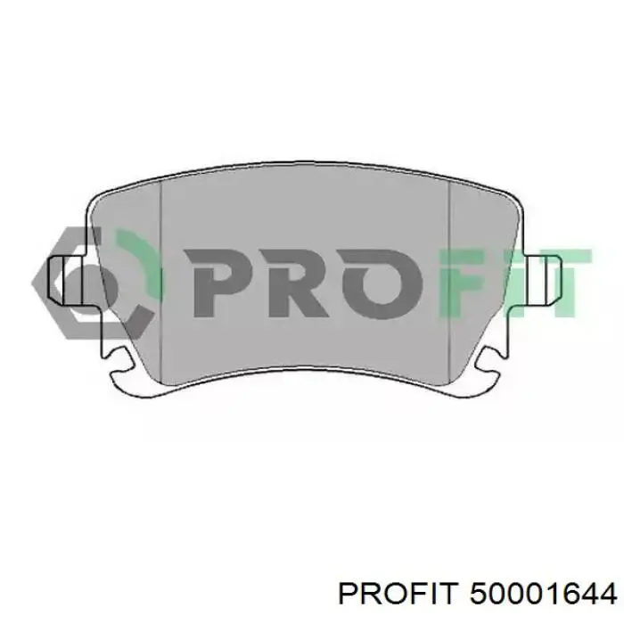 Колодки тормозные задние дисковые Profit 50001644