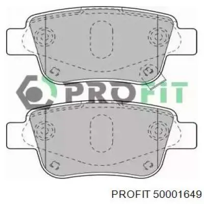 Задние тормозные колодки 50001649 Profit