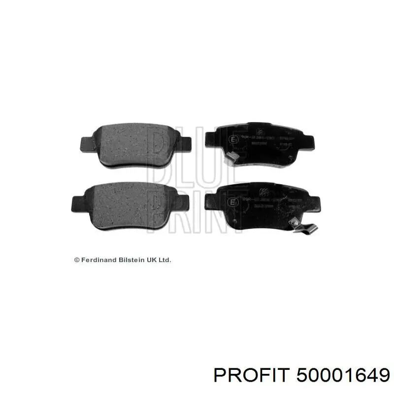 Колодки дисковые  Profit 50001649 цена, от 12.81 USD