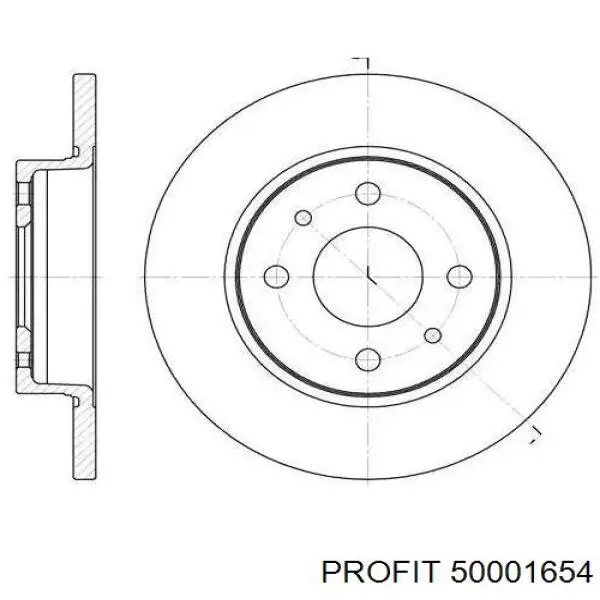 Колодки Profit 50001654 цена, от 24.01 USD