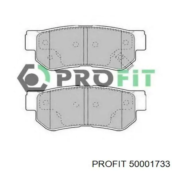 Передние тормозные колодки 50001733 Profit