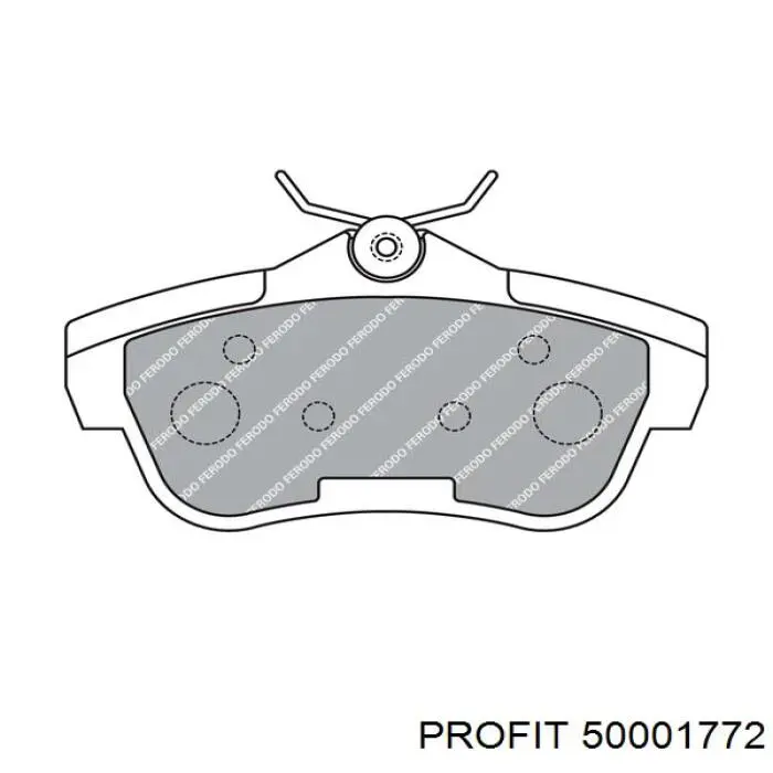 Колодки дисковые  Profit 50001772 цена, от 18.96 USD