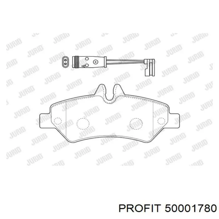 Колодки дисковые  Profit 50001780 цена, от 18.87 USD