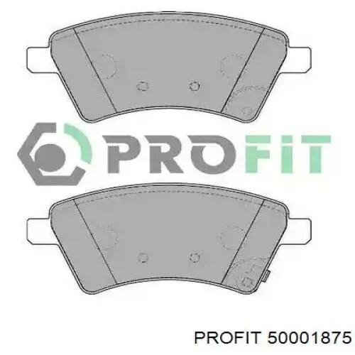 Передние тормозные колодки 50001875 Profit