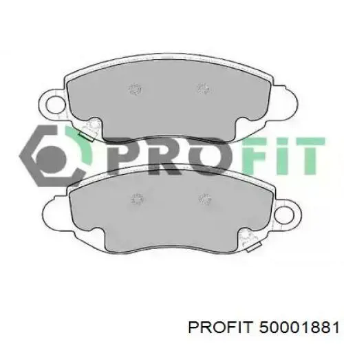 Передние тормозные колодки 50001881 Profit