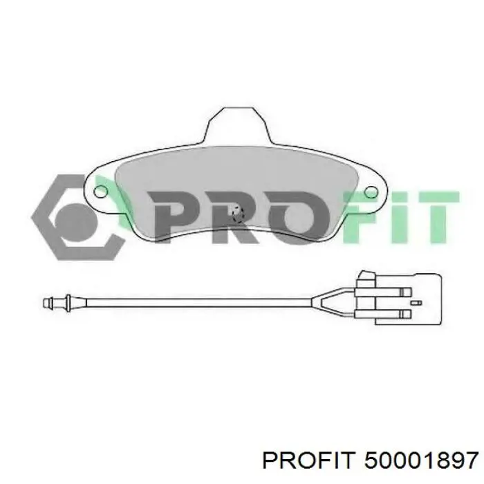 Колодки Profit 50001897 цена, от 25.66 USD
