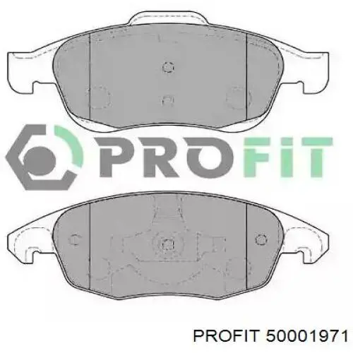 Передние тормозные колодки 50001971 Profit