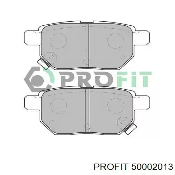 Задние тормозные колодки 50002013 Profit