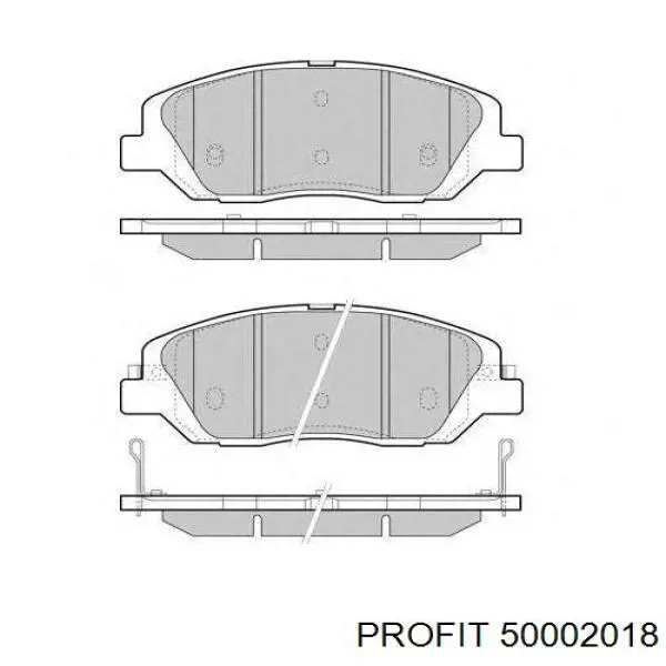 Купить 50002018 Profit Колодки тормозные