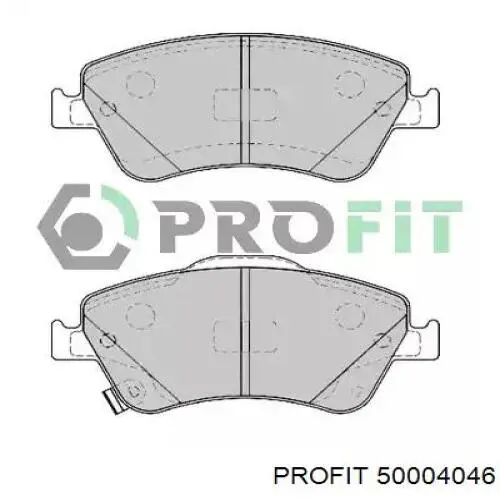 Передние тормозные колодки 50004046 Profit