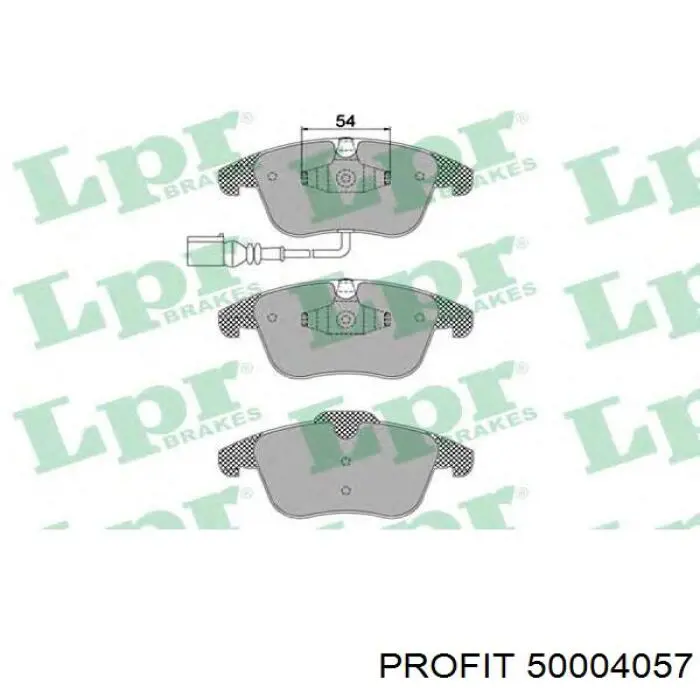 50004057 Profit Колодки передние