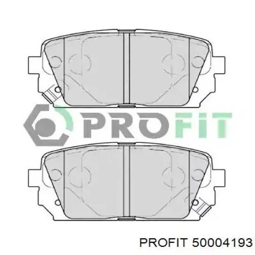 Задние тормозные колодки 50004193 Profit