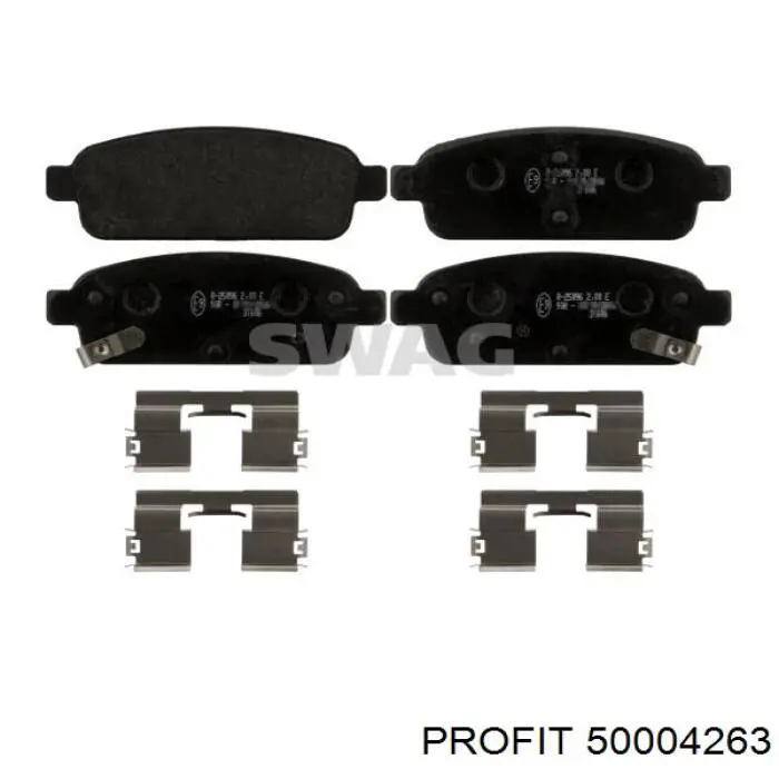 Колодки дисковые  Profit 50004263 цена, от 14.12 USD