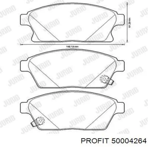Колодки Profit 50004264 цена, от 18.18 USD