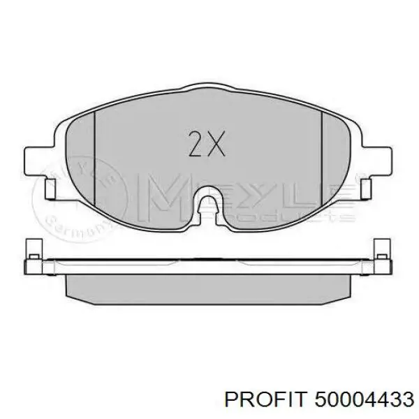 50004433 Profit Колодки передние