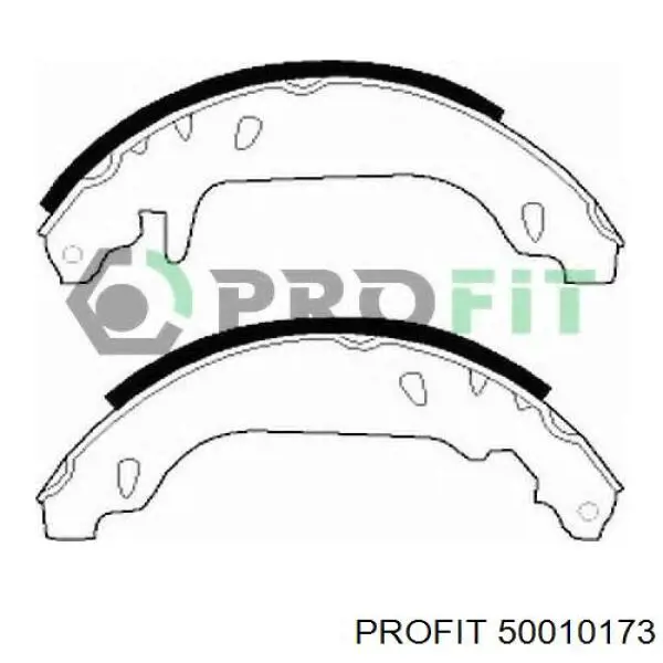 Барабанные колодки Profit 50010173