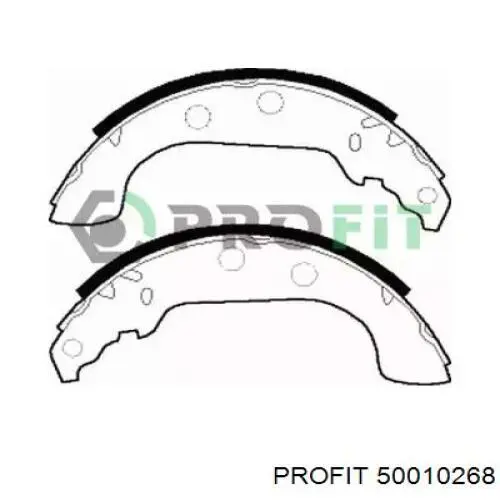 Колодки гальмові задні, барабанні 50010268 Profit