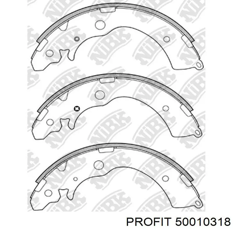 Барабанные колодки Profit 50010318