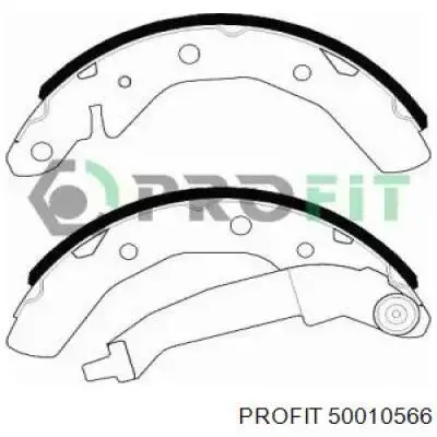 Задние барабанные колодки 50010566 Profit