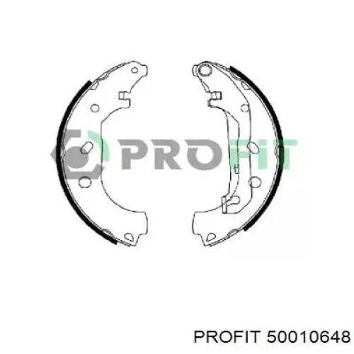 Купить 50010648 Profit Задние барабанные тормозные колодки