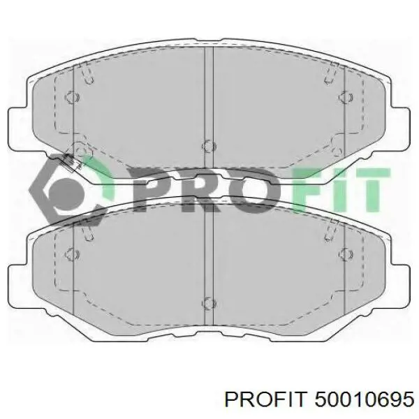 Задние барабанные колодки 50010695 Profit